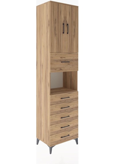 Hyperion Dolap 3 Raflı 6 Çekmeceli 2 Kapaklı 60x44x243 Çam-çam Atlas Çam Hyperion Dolap 3 Raflı 6 Çekmeceli 2 Kapaklı 60x44x243 Çam-çam Atlas Çam