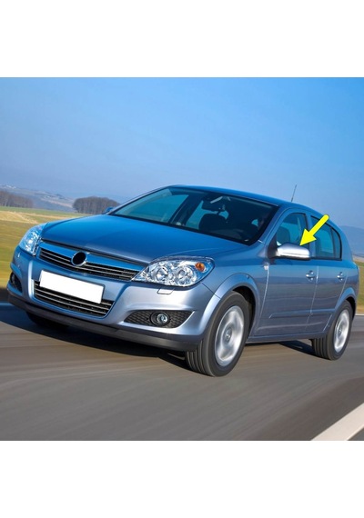 Opel Astra H 2004-2009 Sol Dış Dikiz Ayna Kapak Dar Tip 6428912