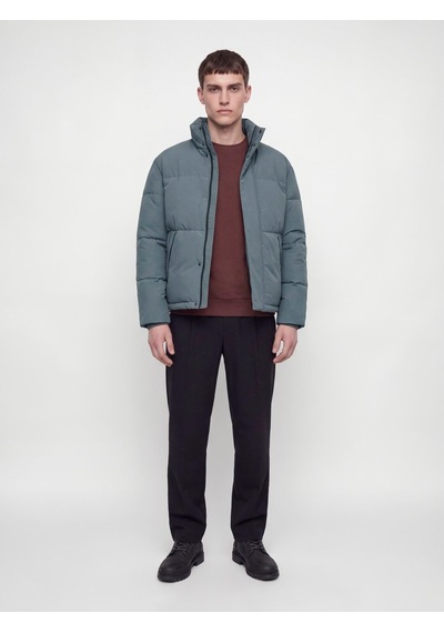 Jack & Jones Jjesoho Puffer Collar Aw26 Sn Turbulence Çok Renkli