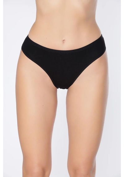 12 Adet Tutku Elit Bayan Bambu Bikini Külot Karışık Renk 2711 Çok Renkli