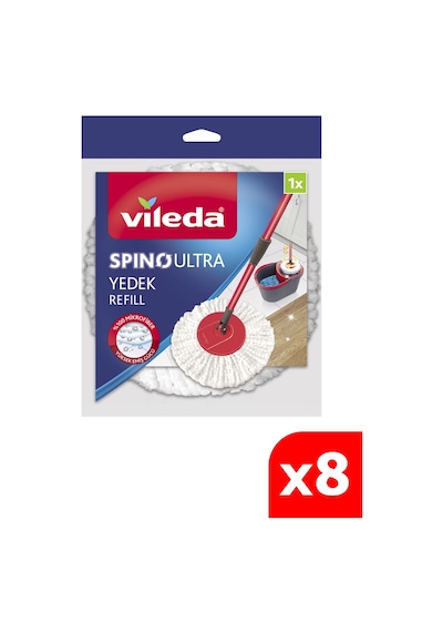 Vileda 8 Paket Spino Ultra Yedek Paspas 8'li