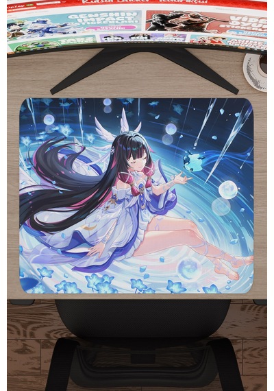 Columbina Damselette Genshin Impact Anime Oyuncu V3 - 48x40 Xl Gaming Mouse Pad Fare Altlığı