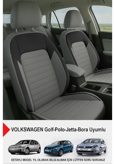 Mocha Taytüyü Oto Koltuk Kılıfı Volkswagen Bora-golf-jetta-polo Uyumlu Füme
