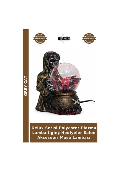Delux Serisi Polyester Plazma Lamba İlginç Hediyeler Salon Aksesuarı Masa Lambası Çok Renkli