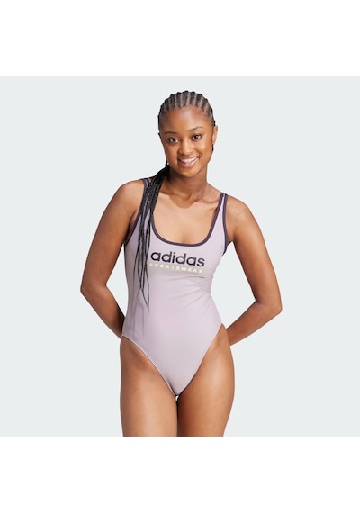Adidas Il7254 Sportsw Ub Suit Kadın Mayo Renkli Çok Renkli