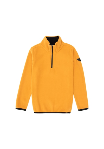 U.S. Polo Assn. Erkek Çocuk Hardal Yarım Fermuarlı Sweatshirt 50313841-VR072