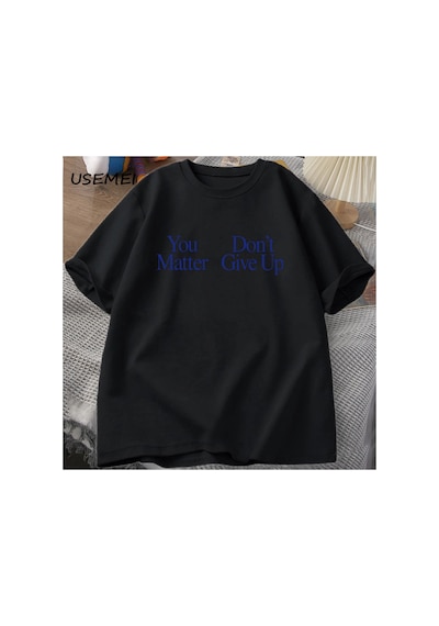 Tarzsokak Sen Önemli Değil T-shirt Erkek Tasarımcı Giyim Erkekler Grafik Tees Pamuk Şort Kollu T Gömlek 2947 S