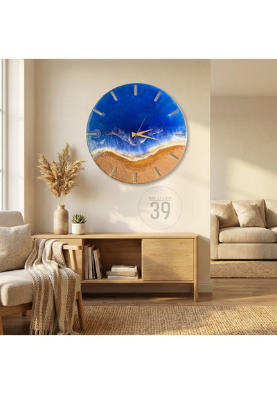 Mekanizma Midnight Shore Okyanus Duvar Saati 60 Cm Lacivert & Altın Kum Efektli Epoksi Saat, Altın Roma Rakamlı, Sessiz Lüks Tasarım Okyanus Mekanizma Midnight Shore Okyanus Duvar Saati 60 Cm Lacivert & Altın Kum Efektli Epoksi Saat, Altın Roma Rakamlı, Sessiz Lüks Tasarım Okyanus