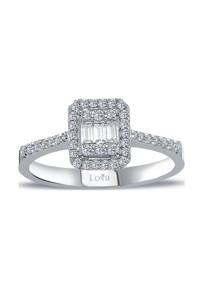 Lova 0,31 Karat Baget Pırlanta Yüzük - 1030245