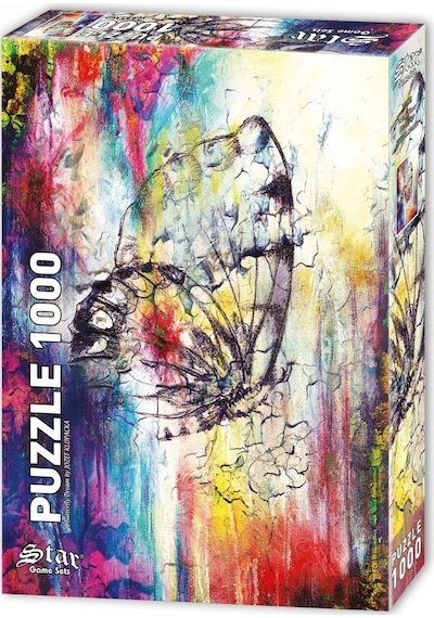 Star Puzzle 1000 Parça Kelebek Düşü Puzzle