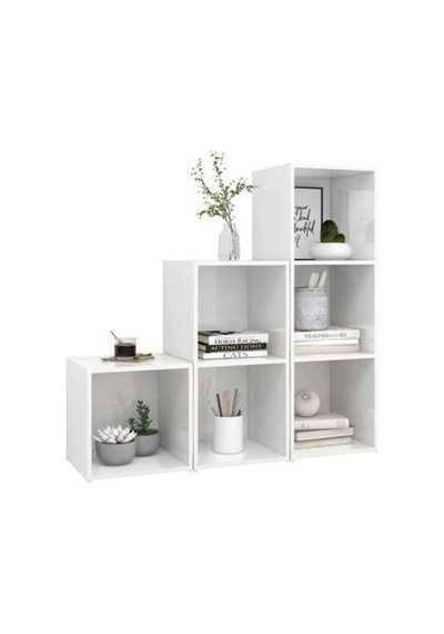 Kitaplık Ofis Dolabı Beyaz 6 Raflı 90 Cm Beyaz Kitaplık Ofis Dolabı Beyaz 6 Raflı 90 Cm Beyaz