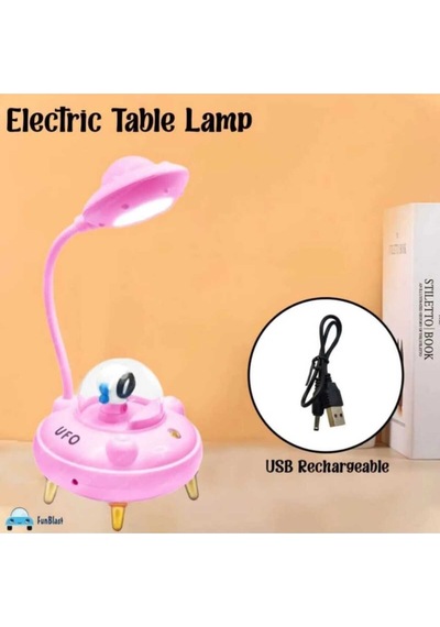 Temalı Masa Lambası- 1'li Paket Çalışma Masası Led Lambası, Şarj Edilebilir Masa Lambası Çok Renkli