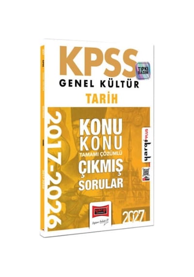 Yargı Yayınları 2027 Kpss Genel Kültür Tarih Konu Konu Tamamı Çözümlü 10 Yıl Çıkmış Sorular-169995