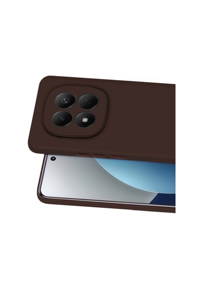 Flzdgnkr Newface Xiaomi Redmi Note 15 4g First Silikon - Kahverengi