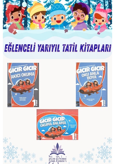 1. Sınıf Tatilde Hızlı Okuma Seti - 3 Kitap