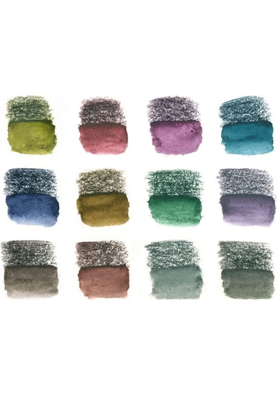 Design Journey Tinted Watercolour Kuru Boya 12li 14610t M12 Renkli
