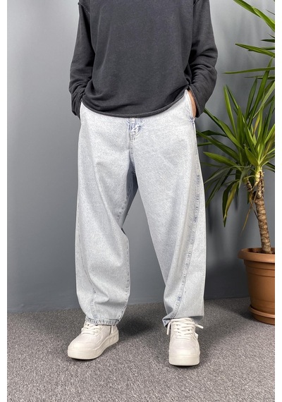 Balon Kesim Baggy Pantolon Siyah