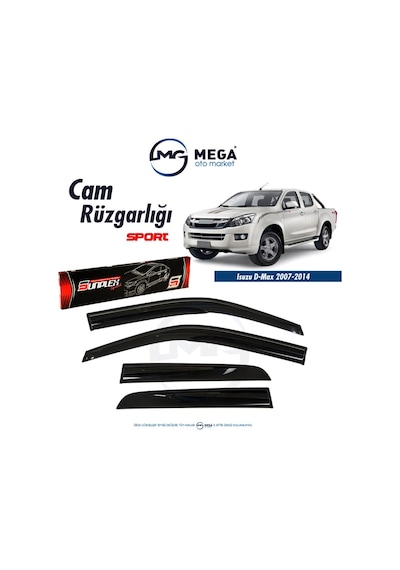 İSuzu D-Max 2007-2014 Cam Rüzgarlık Mugen Tip Sunplex
