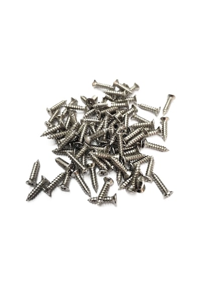 Nikel 1000 Adet Klips Vidası 2,2x9,5 Mm Yhb - Konik Başlı Kutu, Sandık, Ayak, Askı, Mini Vida 0-8