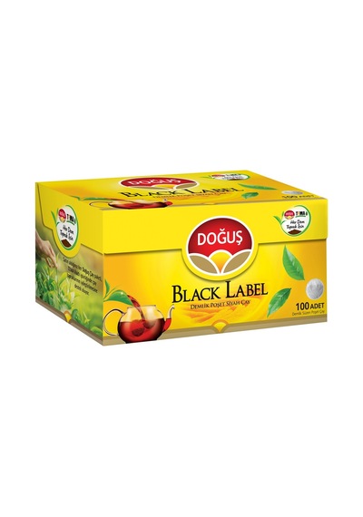 Doğuş Black Label Demlik Poşet Çay 100'lü 320g 2'li Ekonomik Paket - 2 Adet Tarı 320 G