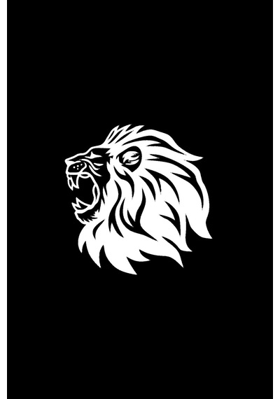 Aslan Tasarımlı Kaliteli Kaliteli Sticker Tip 2 Kaliteli Kaliteli Sticker 10 X 10 Cm
