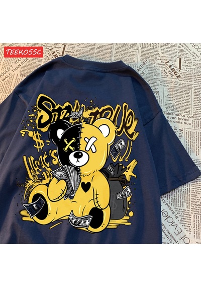 Noıssey Urban Pop Graphic Kadın Tişört Koleksiyonukod 5204 Lacivert