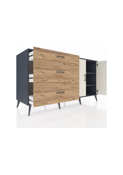 Kronos Konsol 2 Raflı 3 Çekmeceli 2 Kapaklı 176x59x99 Antrasit-aytaşı/çam Aytası/atlas Çam - Antrasıt Kronos Konsol 2 Raflı 3 Çekmeceli 2 Kapaklı 176x59x99 Antrasit-aytaşı/çam Aytası/atlas Çam - Antrasıt