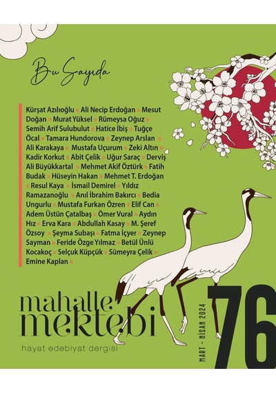 Mahalle Mektebi 76.sayı Mart-nisan 2024