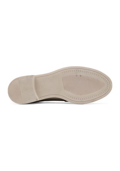 Atölye Tokalı Günlük Kadın Loafer Ayakkabı Krem