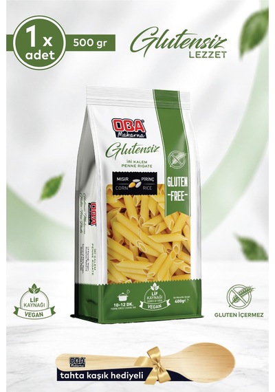 Oba Glutensiz İri Kalem Makarna 400 Gr