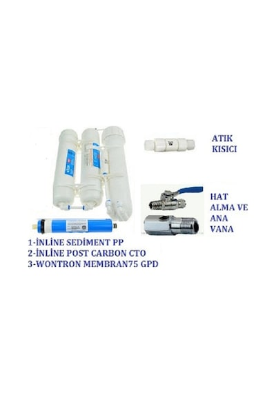 Akvaryum Su Arıtma Sistemi 3 Aşama Ro Reverse Osmosys Tds Ph Kh