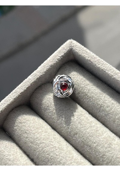 Sonsuzluk Çemberi Charm /asafaccessory Kırmızı