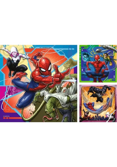 Ravensburger Çocuk Puzzle 3x49 Parça Marvel Spider Man Rpk120041153
