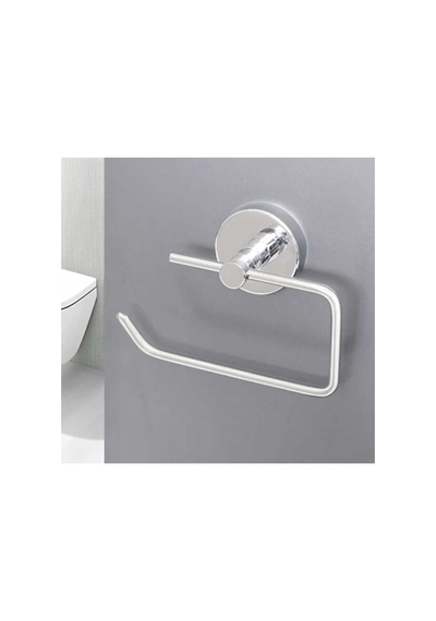 Buççin Online Mağaza Krom Tuvalet Kağıtlığı Açık Wc Kağıtlık Kapaksız Banyo Tuvalet Kağıdı Askısı Krom Gümüş Çok Renkli