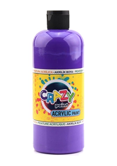 Crazy Akrilik Paint Mor 550 Gr Çok Renkli