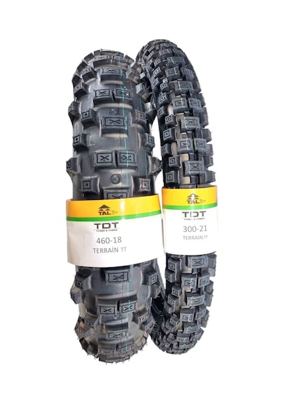 Honda Crf Lastik Takımı 460-18 Ve 300-21 Tt İç Lastikli Tip