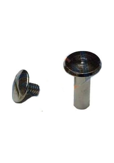 Cilt Menü, Katalog, Kartela Vidası, 9 Mm - Nikel, 1 Adet