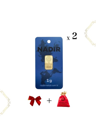 Nadir 2 Adet 1 Gr 24 Ayar Altın
