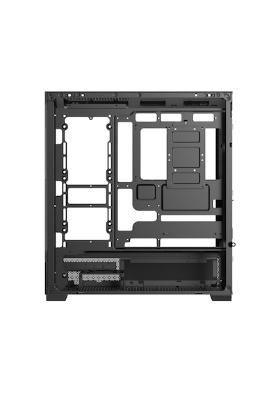 Zoko Alpha Siyah 7x12cm Kumandalı Argb Fanlı Gaming Akvaryum Kasa