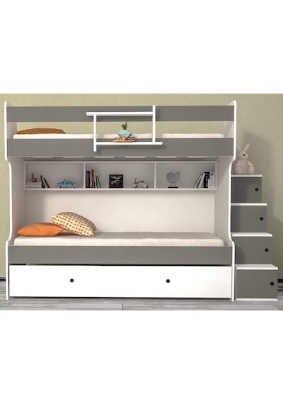 Napoli Yavrulu Seyyar Merdivenli Ranza Gb M2 90 X 190 Cm