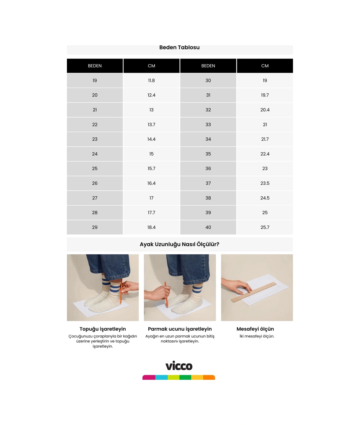 Vicco Surf Siyah 22-25 Siyah
