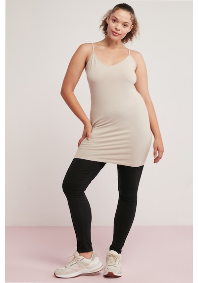 ETHIQUET SABINA Kadın Pamuklu Uzun Boy Vücuda Tamamen Oturan Askılı Kolsuz Bej Büyük Beden Body ETHIQUET SABINA Kadın Pamuklu Uzun Boy Vücuda Tamamen Oturan Askılı Kolsuz Bej Büyük Beden Body
