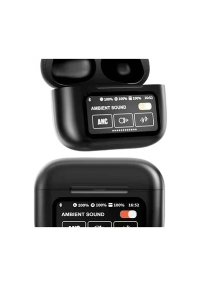 Dokunmatik Oled Ekranlı Bluetooth Kulaklık Kablosuz Şarj Ve Powerbank Kutulu 00