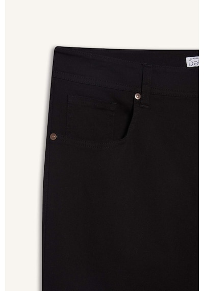 Defacto Slim Fit Dar Kesim Dar Paça Pantolon B2089ax25aubk81 Siyah