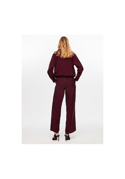 Faik Sönmez Wıde Leg Fıt Tenselli Pantolon W26pnt020 Uw26pnt02042 Mürdüm