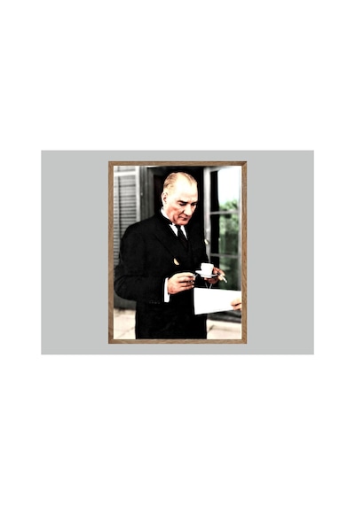 Poster Atatürk Tablosu Yüksek Kalite Tek Parça Ahşap Ceviz Eskitme Çerçeveli Çok Renkli - 815202183 Çok Renkli Poster Atatürk Tablosu Yüksek Kalite Tek Parça Ahşap Ceviz Eskitme Çerçeveli Çok Renkli - 815202183 Çok Renkli