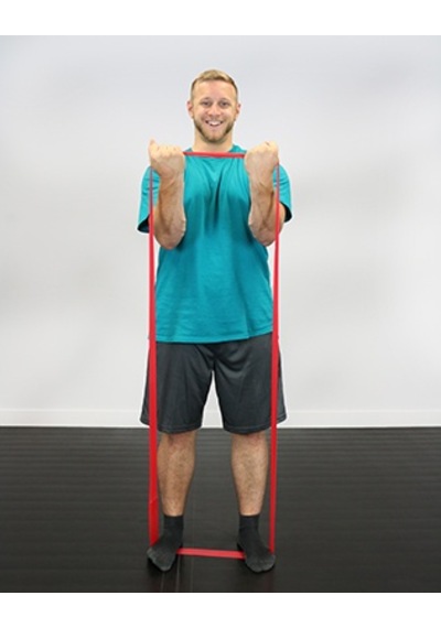 Cando Band Exercise Loop Egzersiz Bandı 76cm Kırmızı 10-5292 Kırmızı
