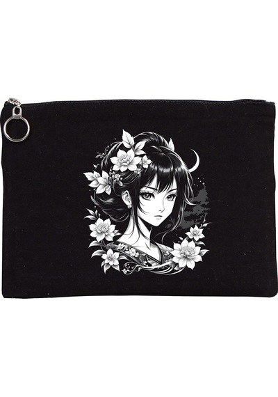 Tattoo Tablet/portföy Çanta - Astarlı 30x21 Cm Siyah - No.02 Siyah