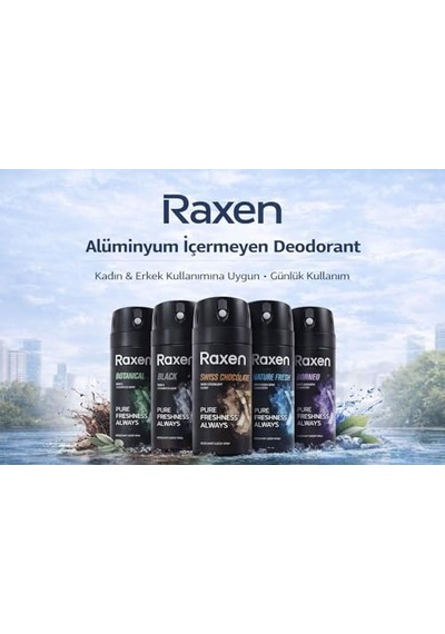 Erkek Deodorant Spreyi - Botanical Serisi - 150ml - Etkili Ter Kokusu Önleyici - Alüminyumsuz Ve Leke Bırakmayan Formül - Gün Boyu Ferahlık Veren Erkek Vücut Spreyi