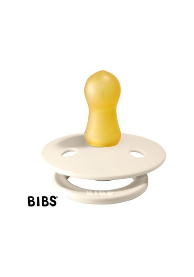 Bibs Colour Kauçuk Emzik - Ivory - 0-6 Ay